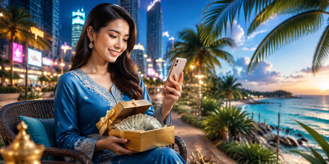 Pengguna telefon pintar melayari kasino mudah alih t200 di Kuala Lumpur